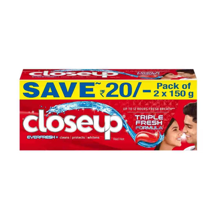 Closeup Tooth Paste Triple Fresh Formula